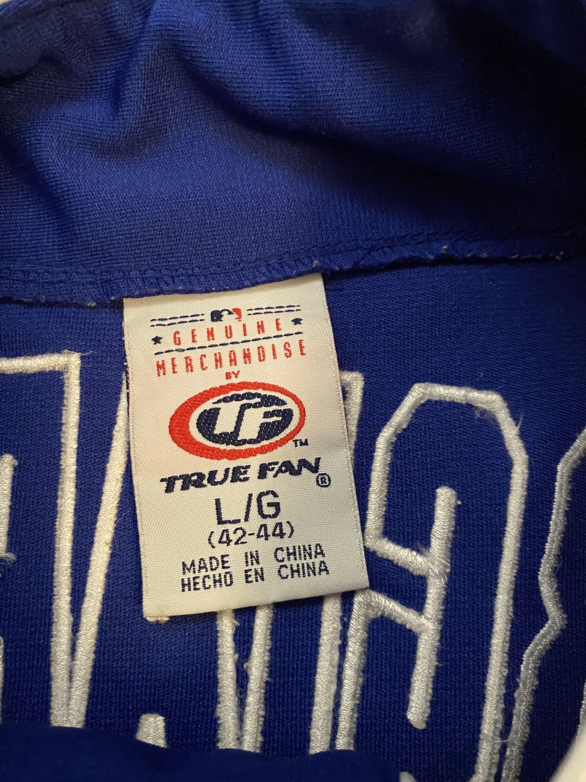 MLB 2004 Nomar Garciaparra Chicago Cubs True Fan Patch Jersey Size US L / EU 52-54 / 3 - 5 Thumbnail