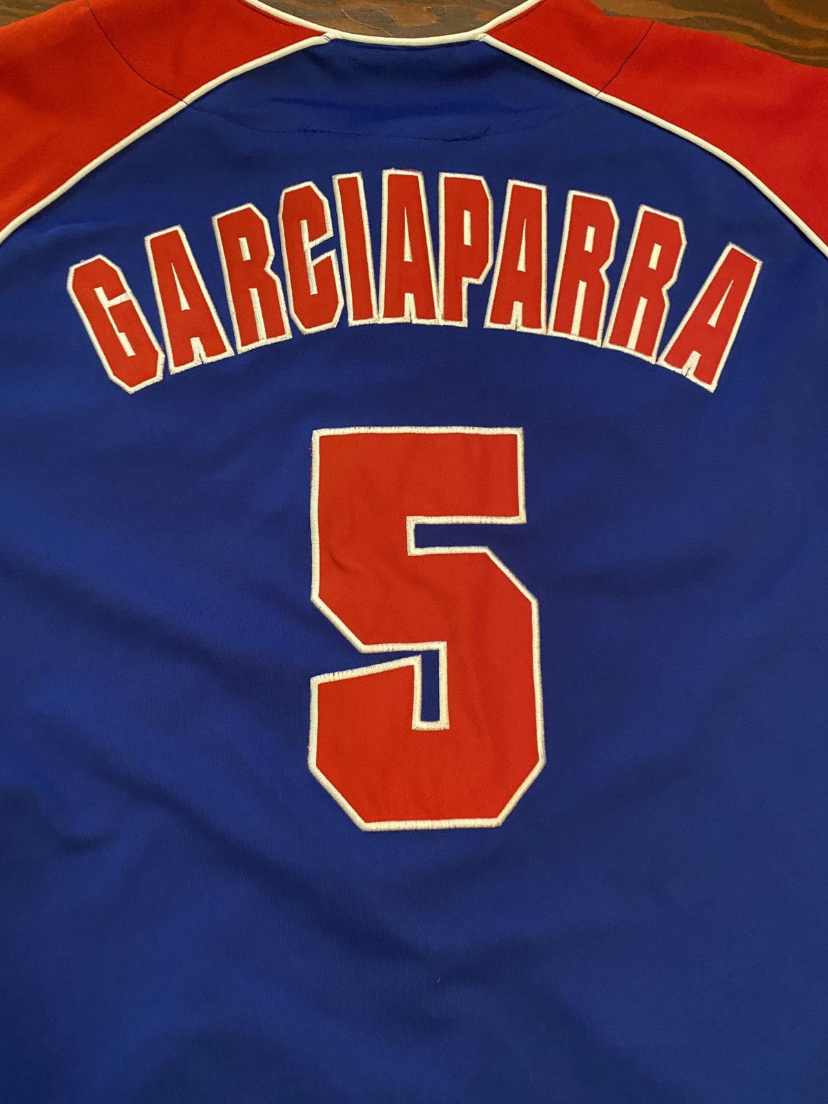 MLB 2004 Nomar Garciaparra Chicago Cubs True Fan Patch Jersey Size US L / EU 52-54 / 3 - 7 Thumbnail