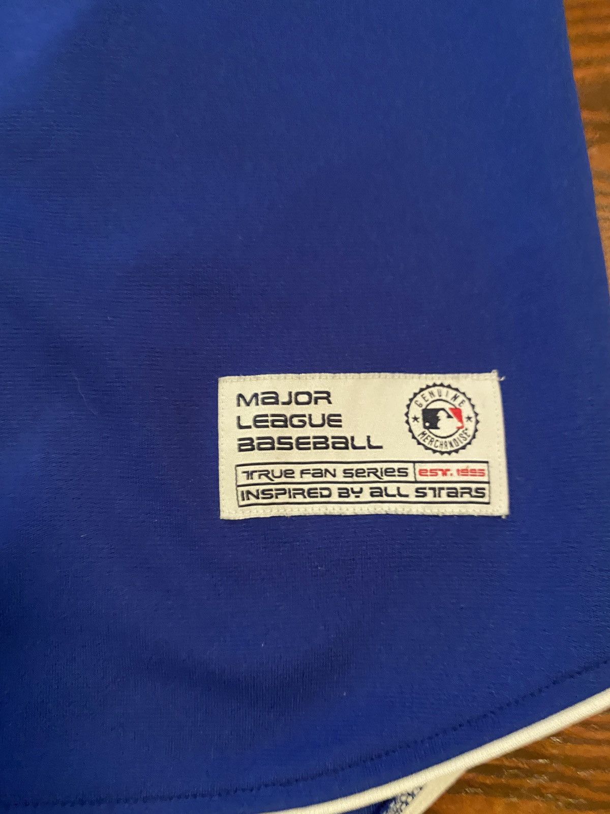 MLB 2004 Nomar Garciaparra Chicago Cubs True Fan Patch Jersey Size US L / EU 52-54 / 3 - 3 Thumbnail