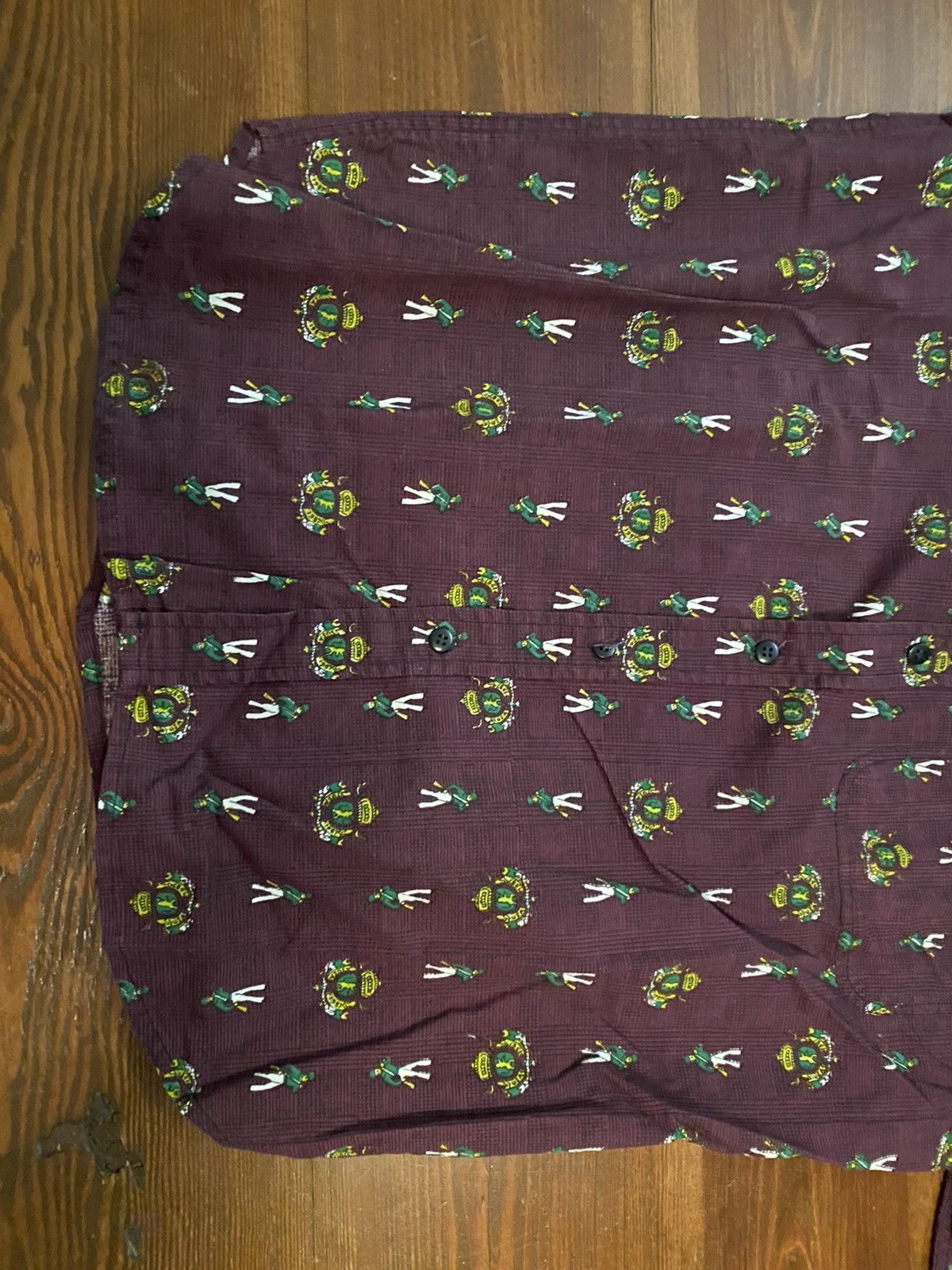 Vintage Vintage 80’s Hunter & Crest All Over Long Sleeve Button Up Size US S / EU 44-46 / 1 - 6 Thumbnail
