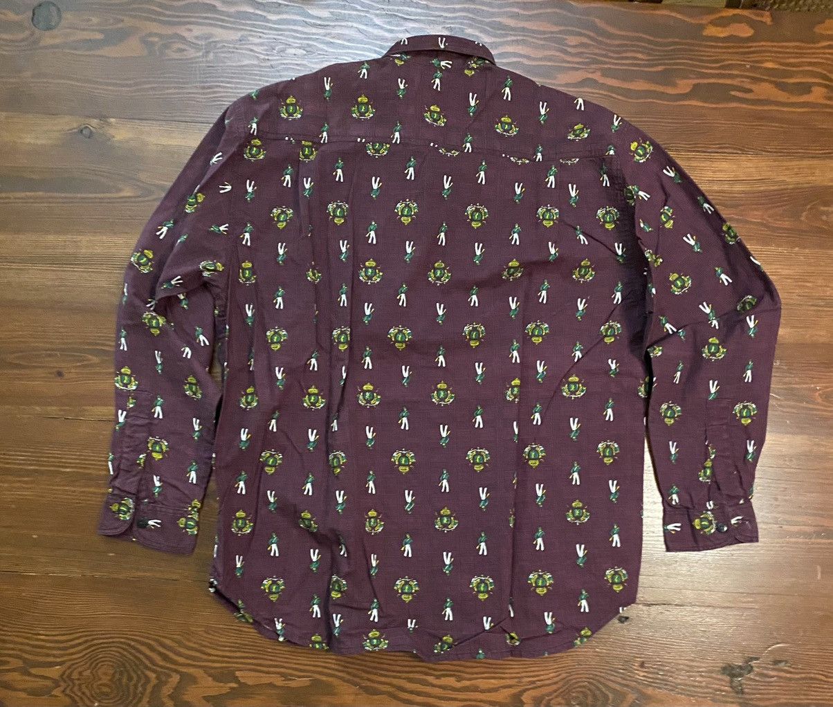 Vintage Vintage 80’s Hunter & Crest All Over Long Sleeve Button Up Size US S / EU 44-46 / 1 - 8 Thumbnail