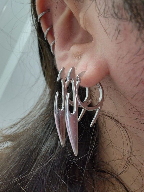 Other Blade C Shape Earring Size ONE SIZE - 3 Thumbnail