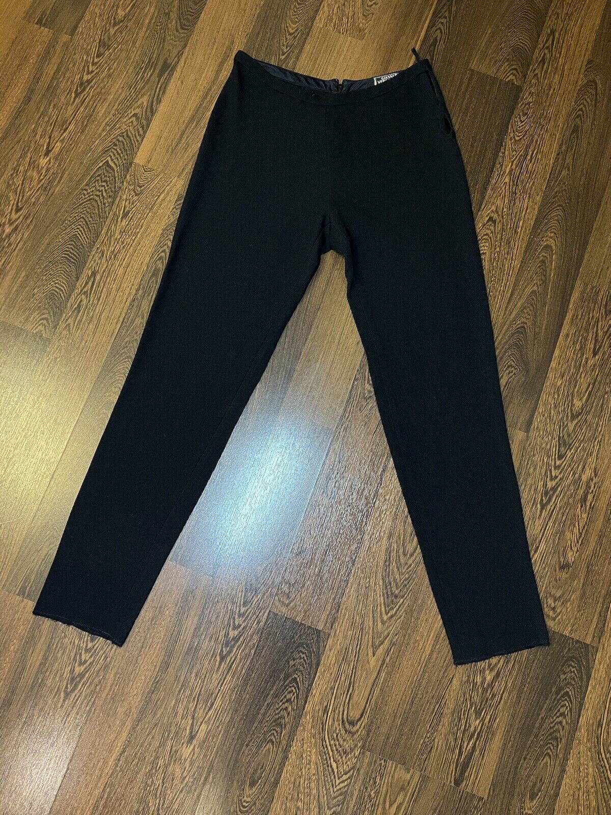 Versace GIANNI VERSACE Pants Vintage Black Size 40 Size 27" / US 4 / IT 40 - 10 Thumbnail