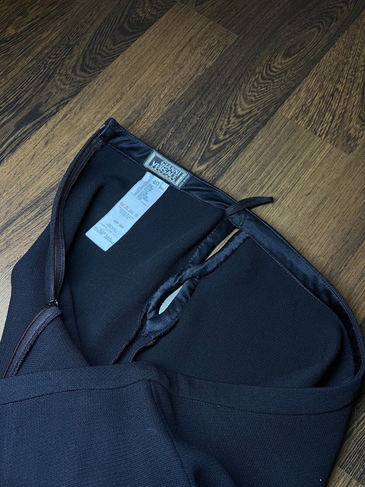 Versace GIANNI VERSACE Pants Vintage Black Size 40 Size 27" / US 4 / IT 40 - 5 Thumbnail