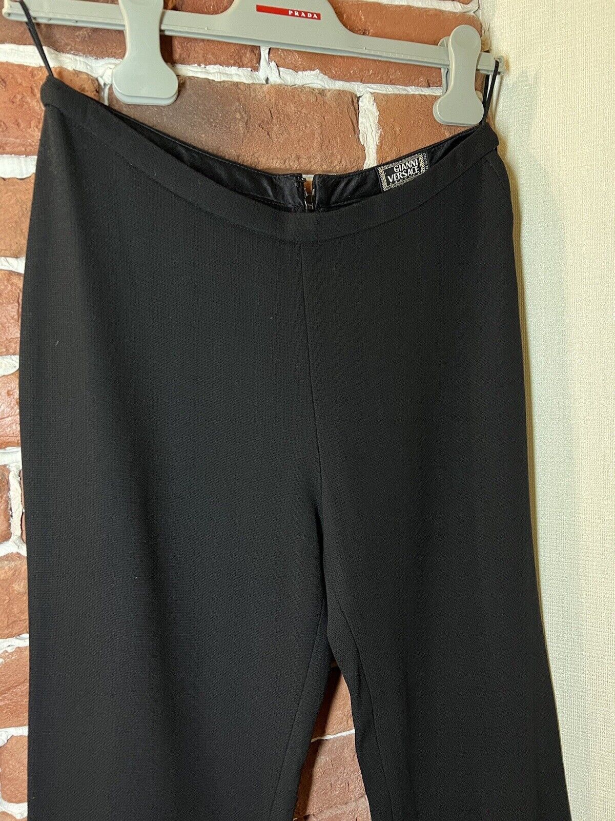 Versace GIANNI VERSACE Pants Vintage Black Size 40 Size 27" / US 4 / IT 40 - 2 Thumbnail