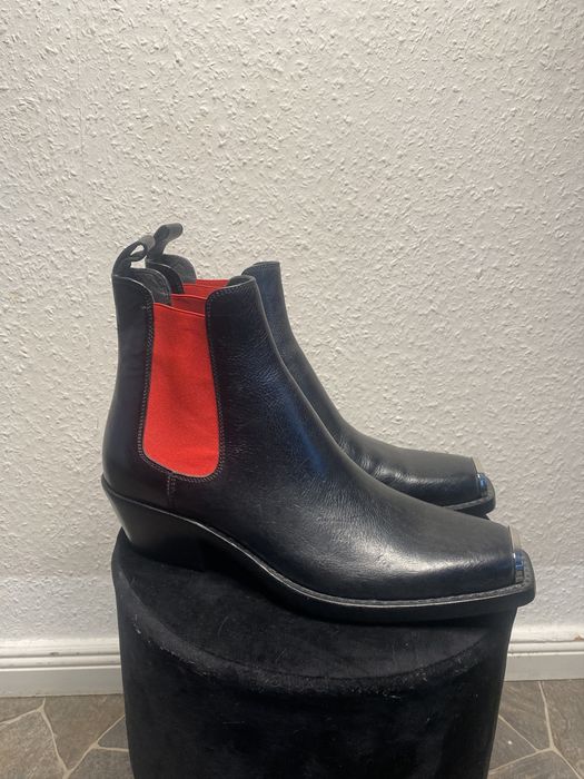 Calvin klein 205w39nyc hot sale metal cap boot