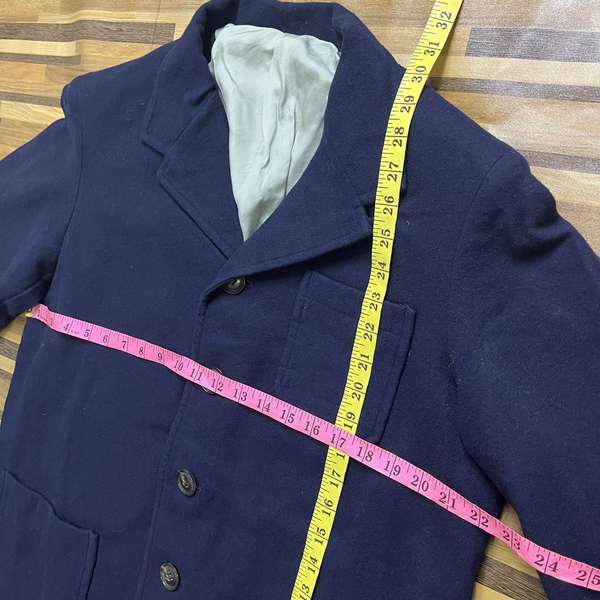 Vintage × Y's × Yohji Yamamoto Yohji Yamamoto Japan Vintage Wool Blazzer Jacket Size US XL / EU 56 / 4 - 3 Thumbnail