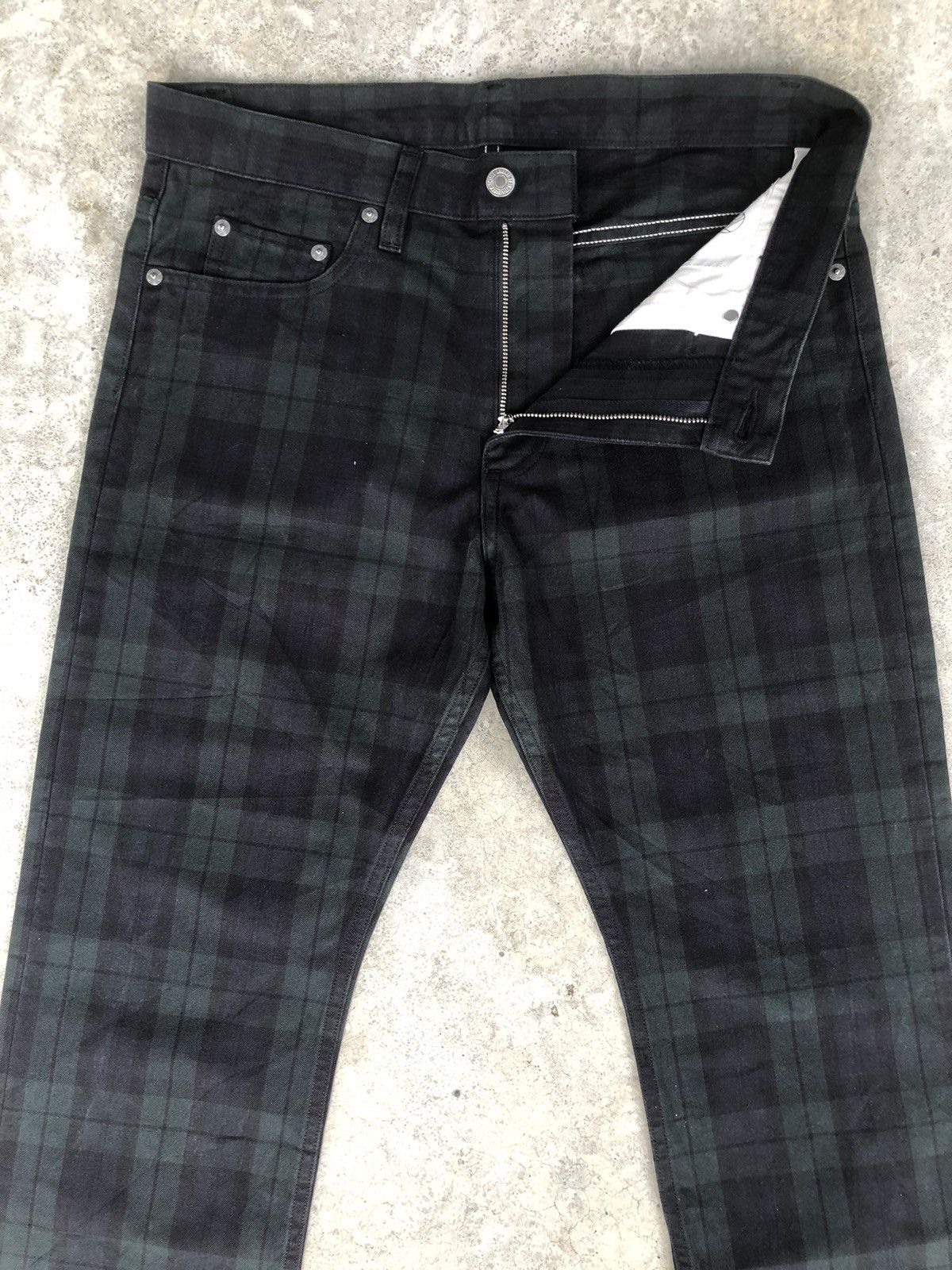 BEAUTY&YOUTH united arrows x beauty & youth plaid jeans Size US 32 / EU 48 - 3 Thumbnail