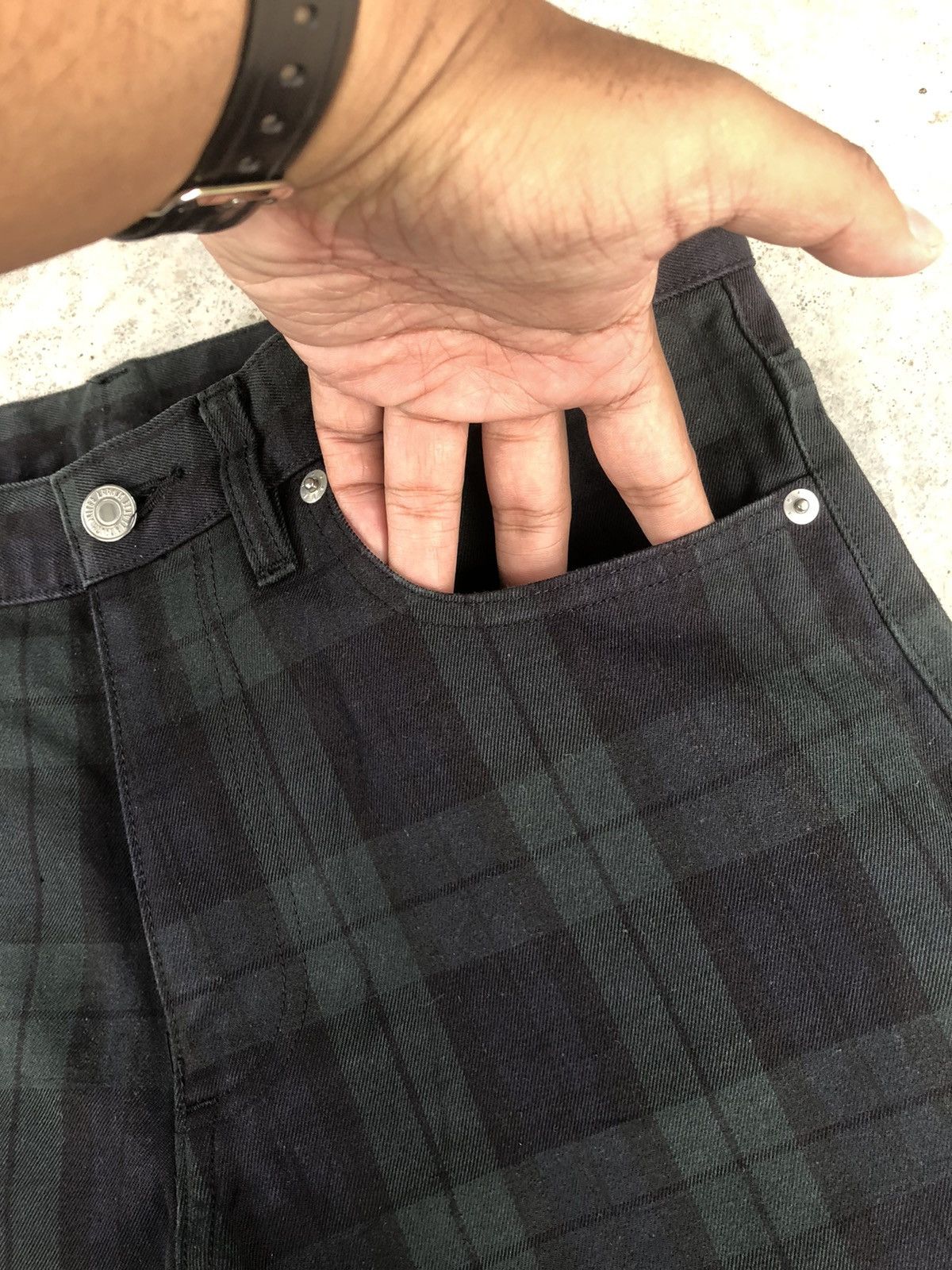 BEAUTY&YOUTH united arrows x beauty & youth plaid jeans Size US 32 / EU 48 - 7 Thumbnail