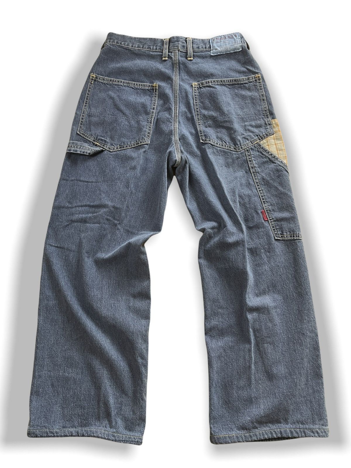 Fiorucci × Vintage BAGGY FIORUCCI ITALY DESIGNER DENIM SAFETY JEANS Size US 28 / EU 44 - 13 Thumbnail