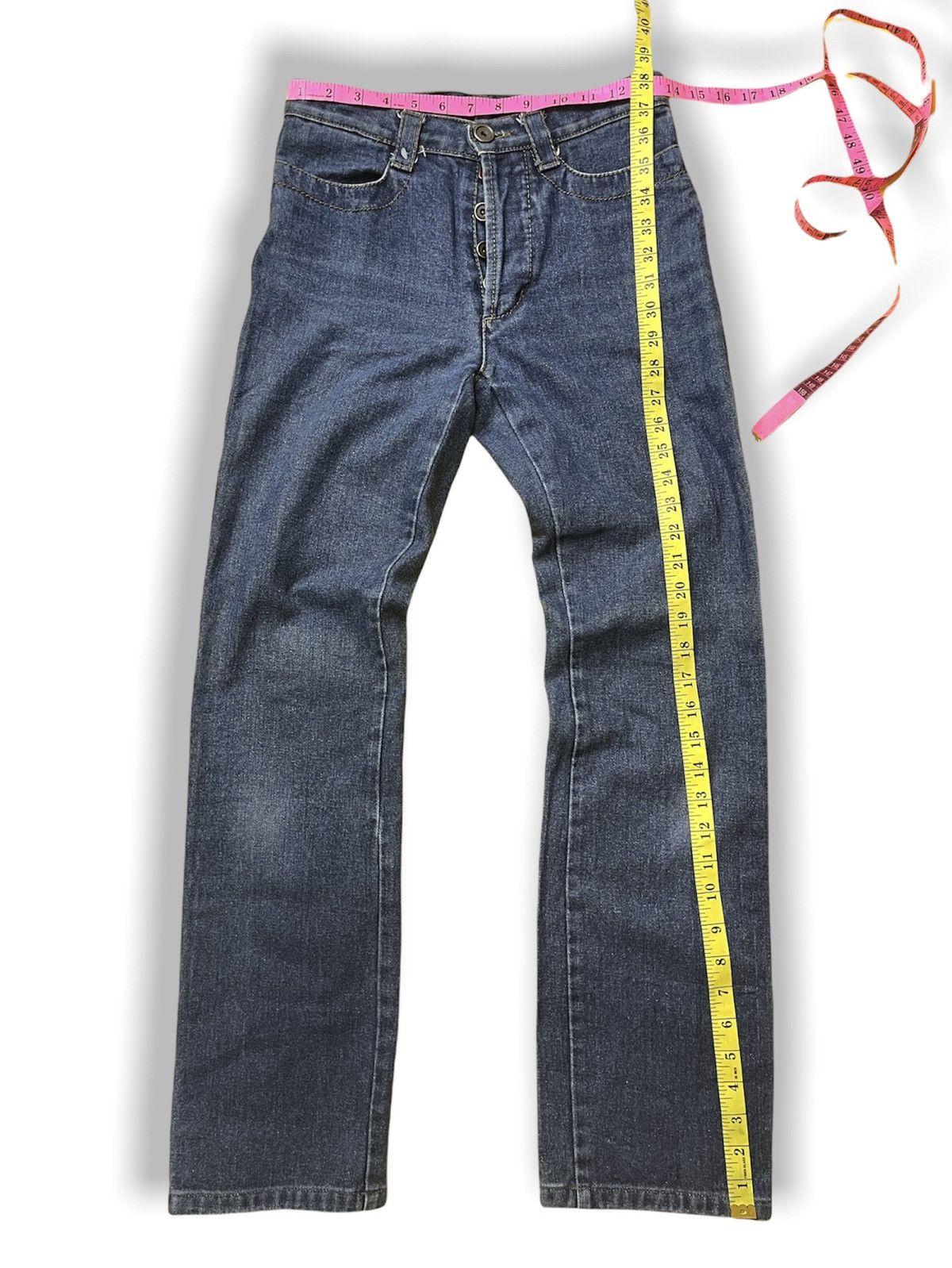 Designer × Dirk Bikkembergs LUXURY DIRK BIKKEMBERGS G8 HEMMOND DENIM BLUE ITALY Size US 28 / EU 44 - 3 Thumbnail
