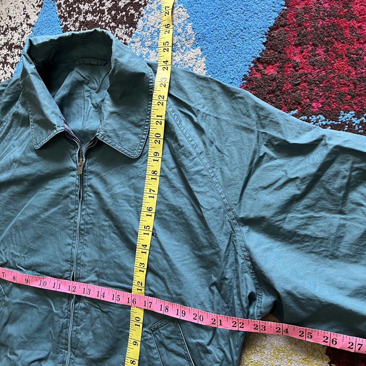 Burberry × Vintage Vintage Burberrys Classic Light Sweater Bomber Jacket Size US M / EU 48-50 / 2 - 3 Thumbnail