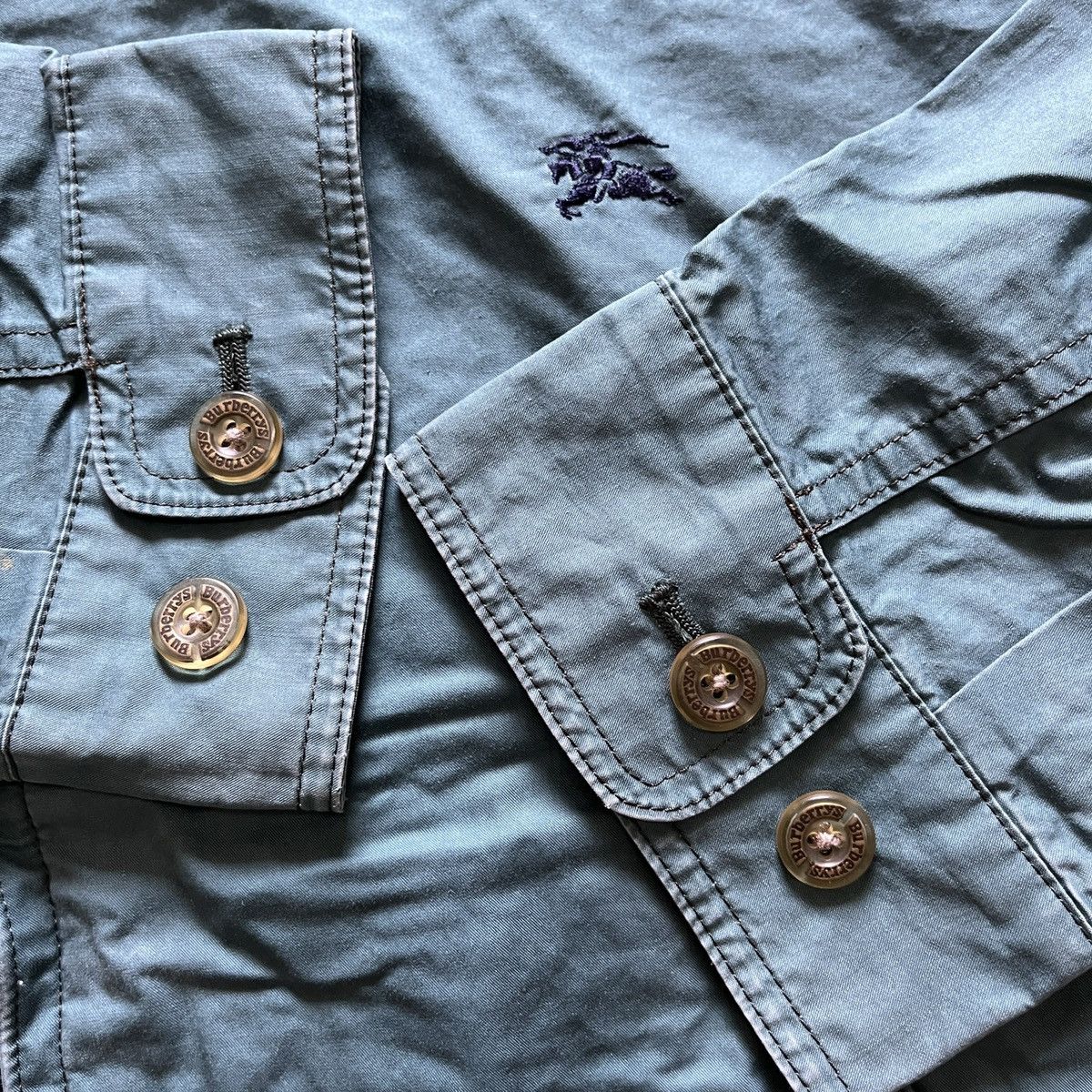 Burberry × Vintage Vintage Burberrys Classic Light Sweater Bomber Jacket Size US M / EU 48-50 / 2 - 8 Thumbnail