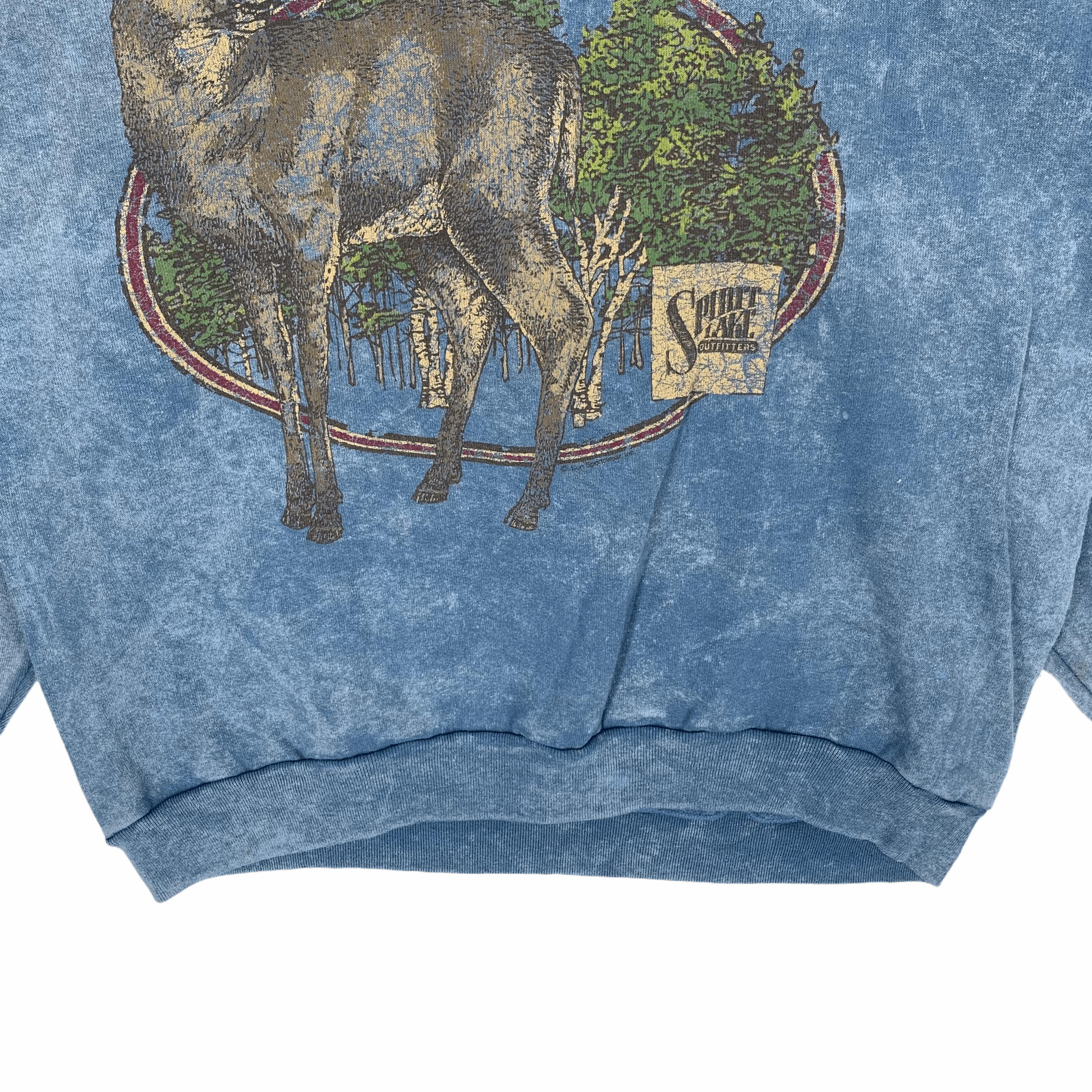 Vintage American Whitetail Deer Tie Dye Sweatshirts #2894-112 Size US L / EU 52-54 / 3 - 4 Thumbnail