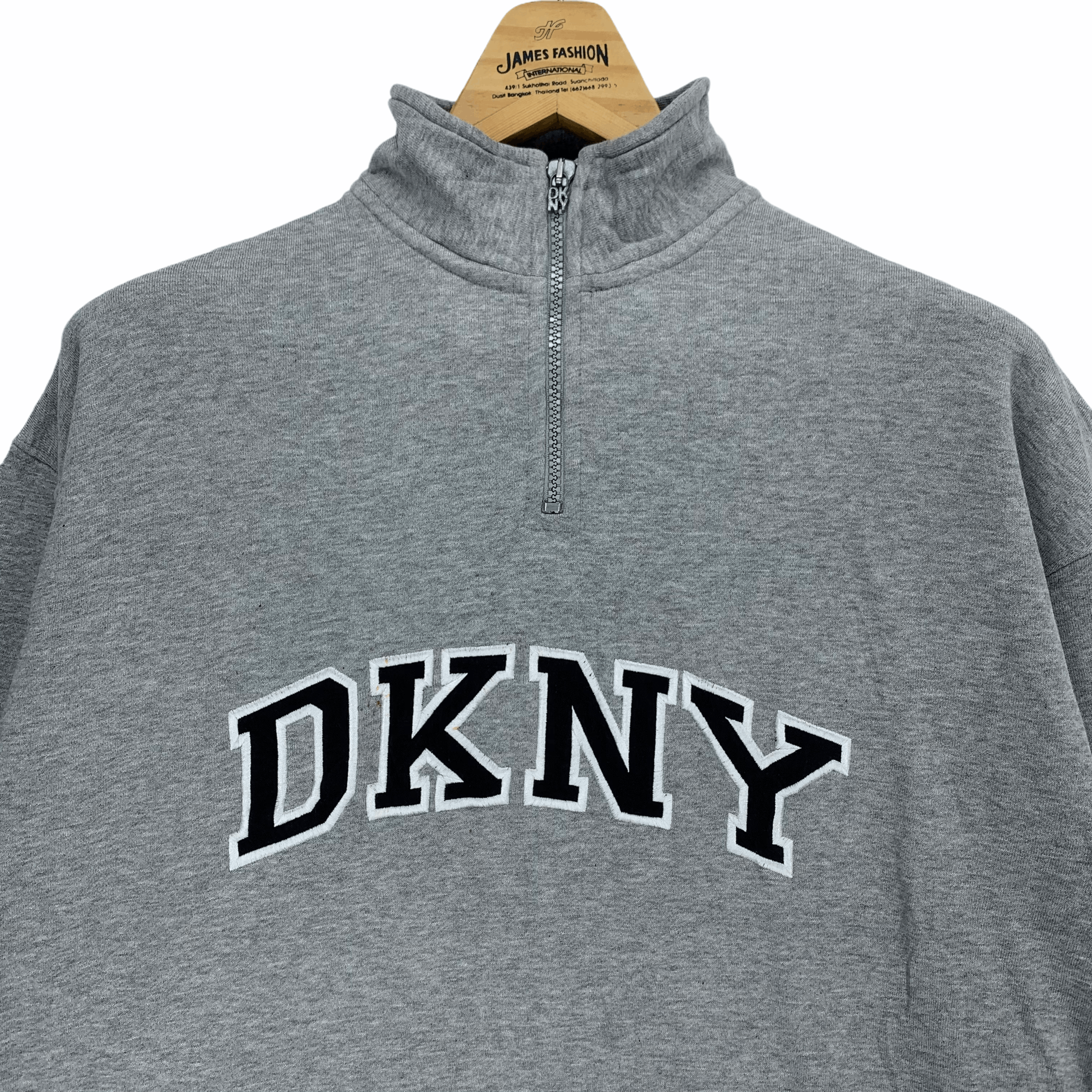 DKNY DKNY Big Logo Half Zip Turtle Neck Sweater #2974-112 Size US S / EU 44-46 / 1 - 2 Thumbnail
