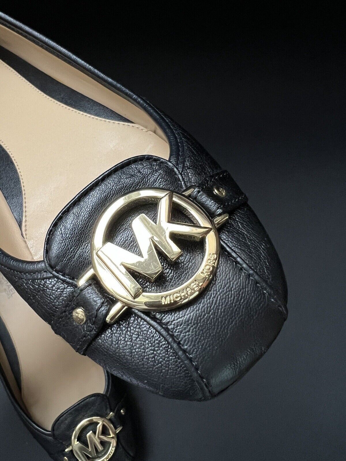 Michael Kors Michael Kors Black Leather Ballet Flats Size 7.5M/EU 38 Size US 8 / IT 38 - 8 Thumbnail