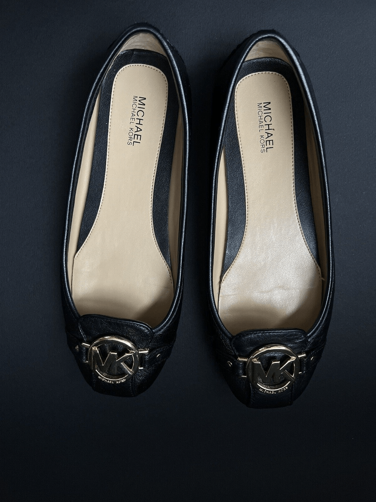 Michael Kors Michael Kors Black Leather Ballet Flats Size 7.5M/EU 38 Size US 8 / IT 38 - 3 Thumbnail