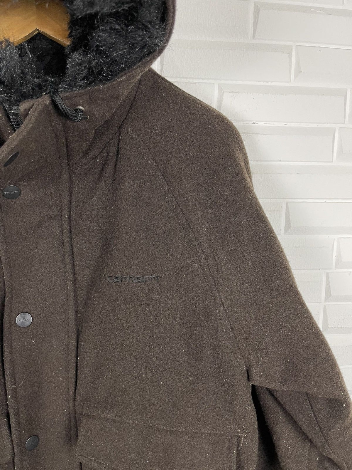 Carhartt ☃️WINTER SALE🔥 FUR HOODIES CARHARTT WOOL BLANKET JACKET Size US M / EU 48-50 / 2 - 6 Thumbnail