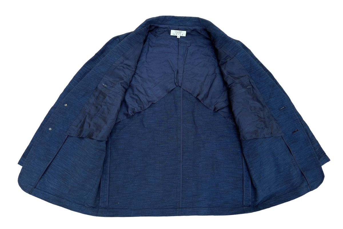 Indigo 🔥Vintage Rare 🔥Blue Indigo Natural Dye Jacket Coat Size 40L - 3 Thumbnail