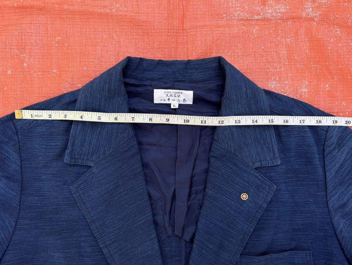 Indigo 🔥Vintage Rare 🔥Blue Indigo Natural Dye Jacket Coat Size 40L - 9 Thumbnail