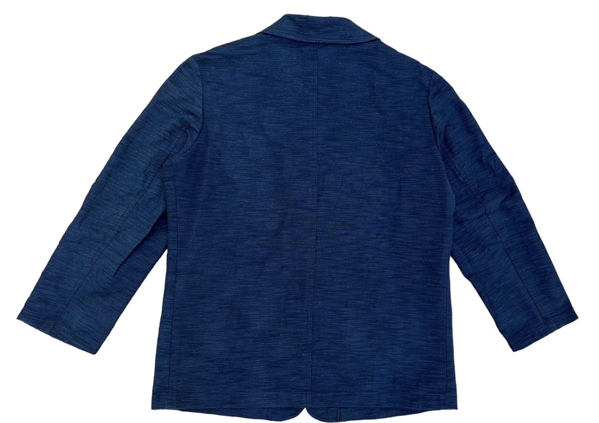 Indigo 🔥Vintage Rare 🔥Blue Indigo Natural Dye Jacket Coat Size 40L - 2 Thumbnail