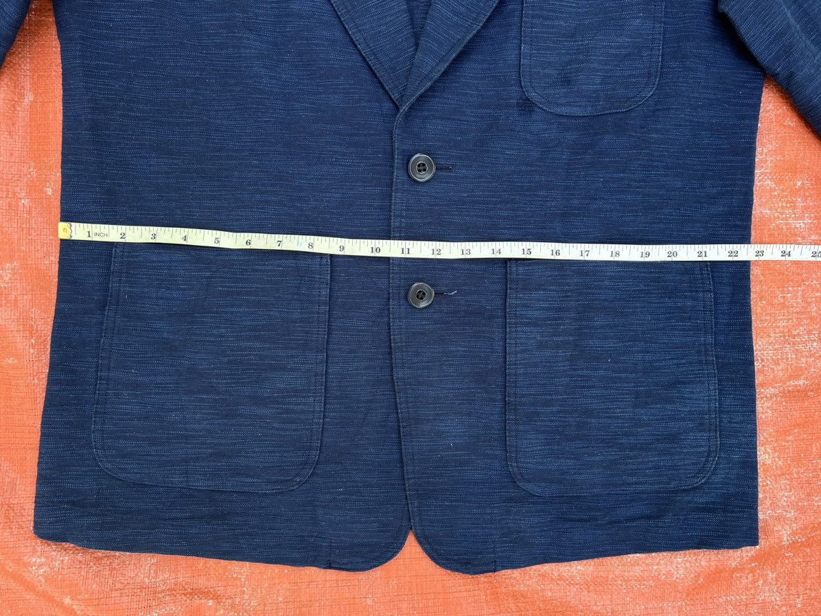 Indigo 🔥Vintage Rare 🔥Blue Indigo Natural Dye Jacket Coat Size 40L - 13 Thumbnail