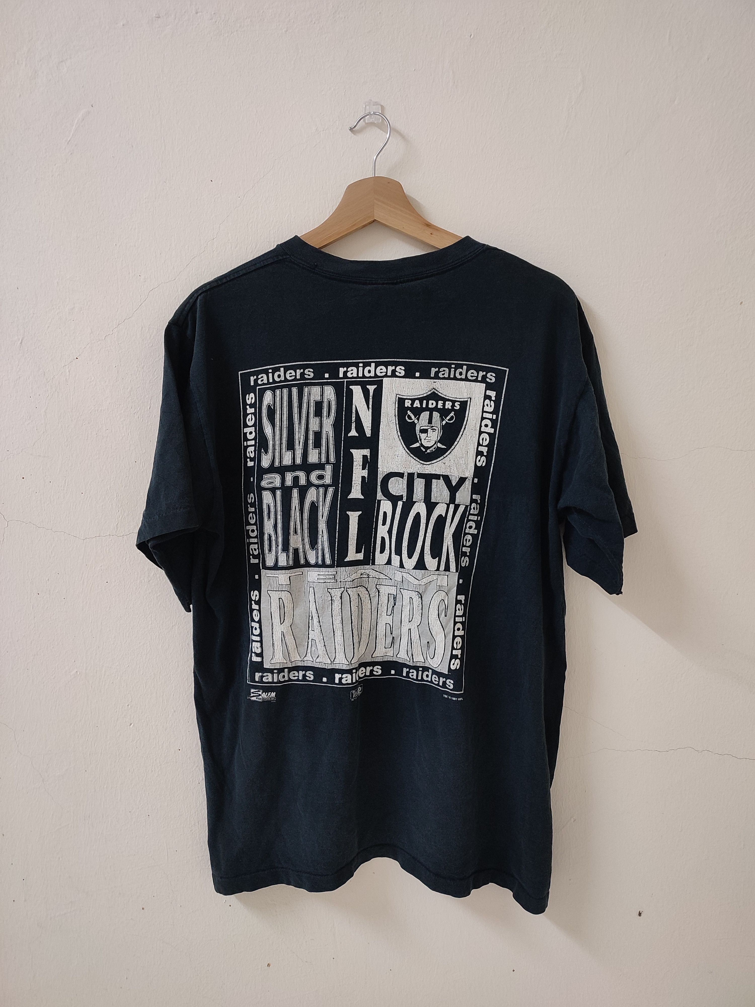 NFL 90s Raiders NFL Single Stitch Tees Size US L / EU 52-54 / 3 - 1 Thumbnail
