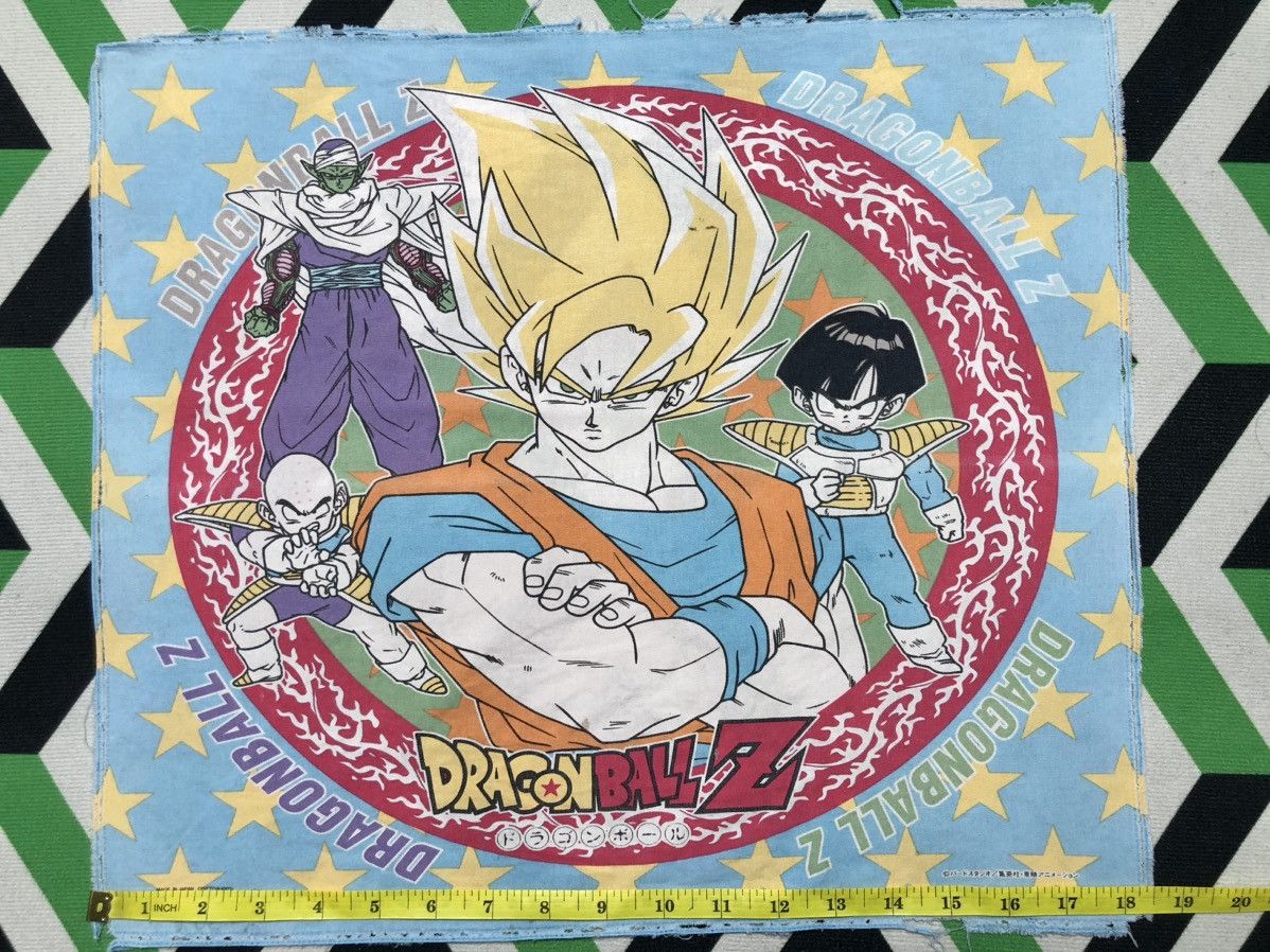 Cartoon Network × Japanese Brand × Vintage Vintage DRAGON BALL Z MATSUYAMA Bandana/ Handkerchief Size ONE SIZE - 3 Thumbnail