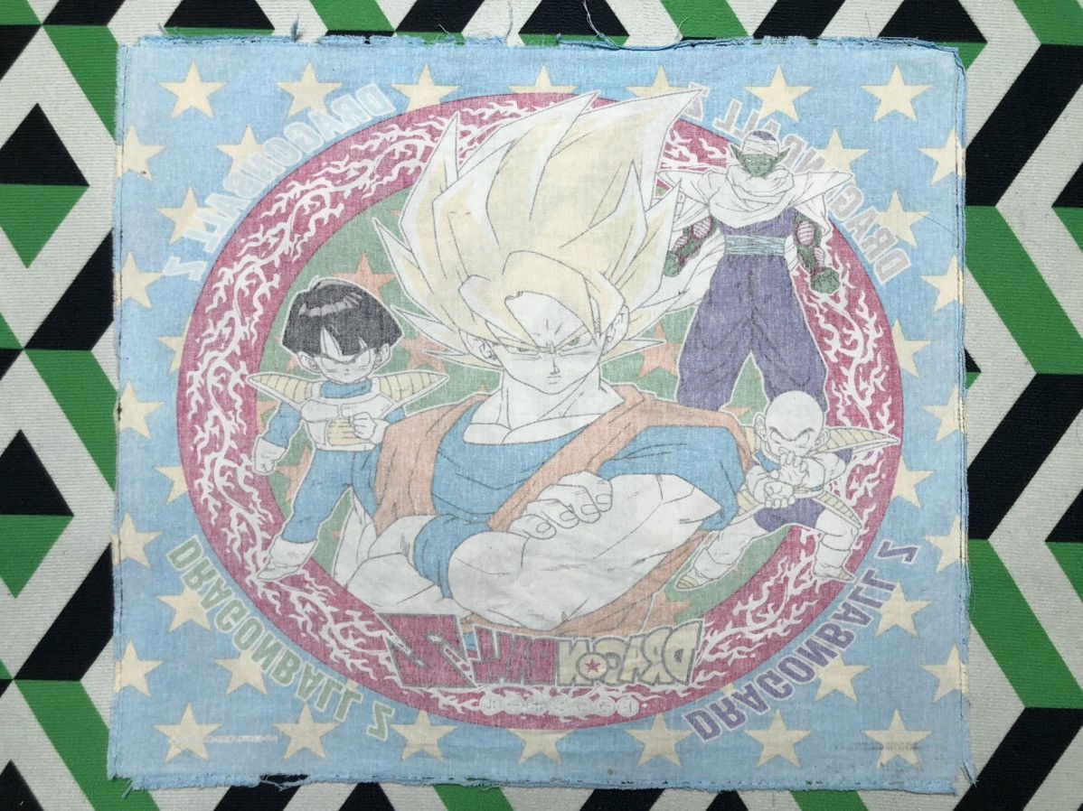 Cartoon Network × Japanese Brand × Vintage Vintage DRAGON BALL Z MATSUYAMA Bandana/ Handkerchief Size ONE SIZE - 2 Thumbnail
