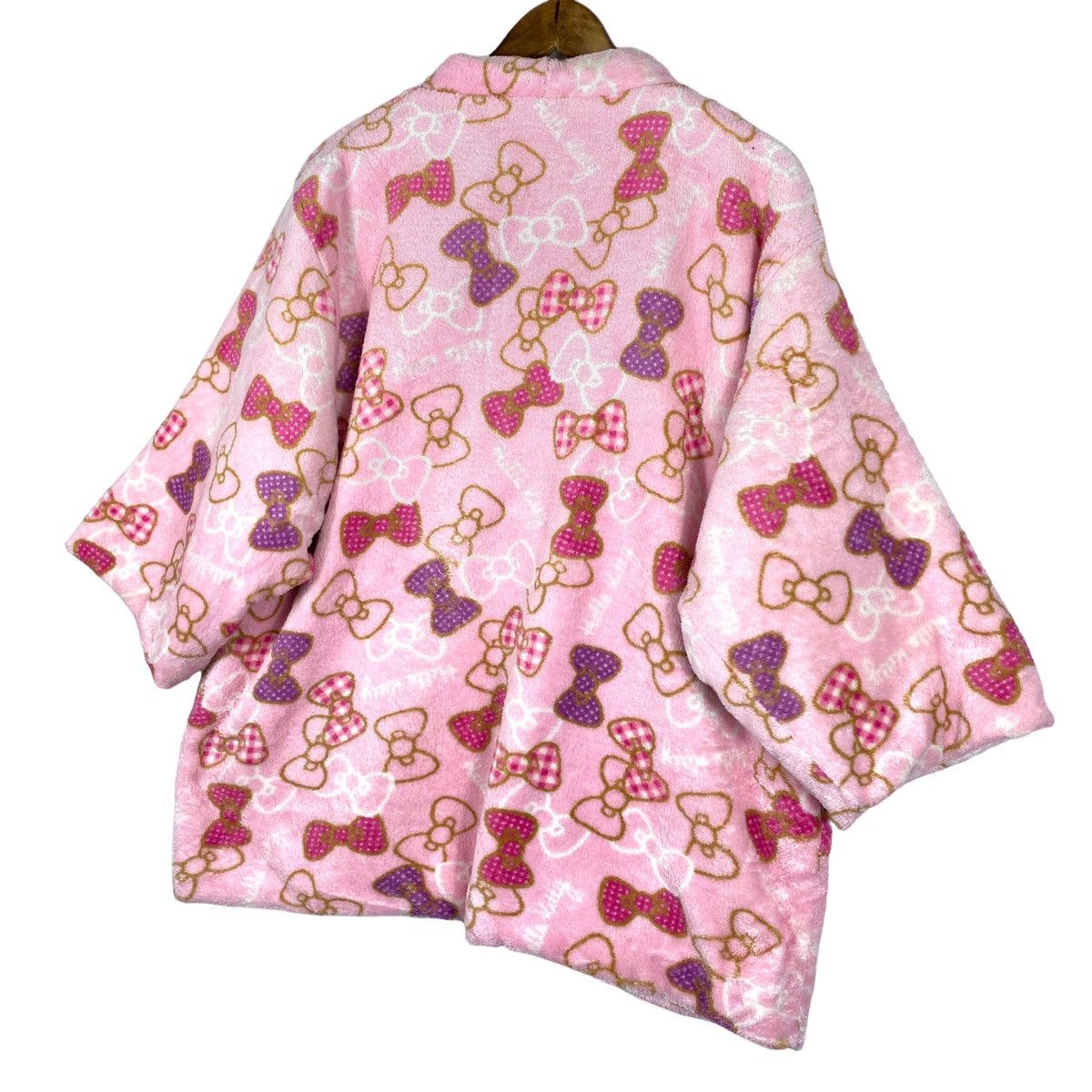 Cartoon Network Hello Kitty Kimono Fluffy Puffer Cardigan Size M / US 6-8 / IT 42-44 - 6 Thumbnail