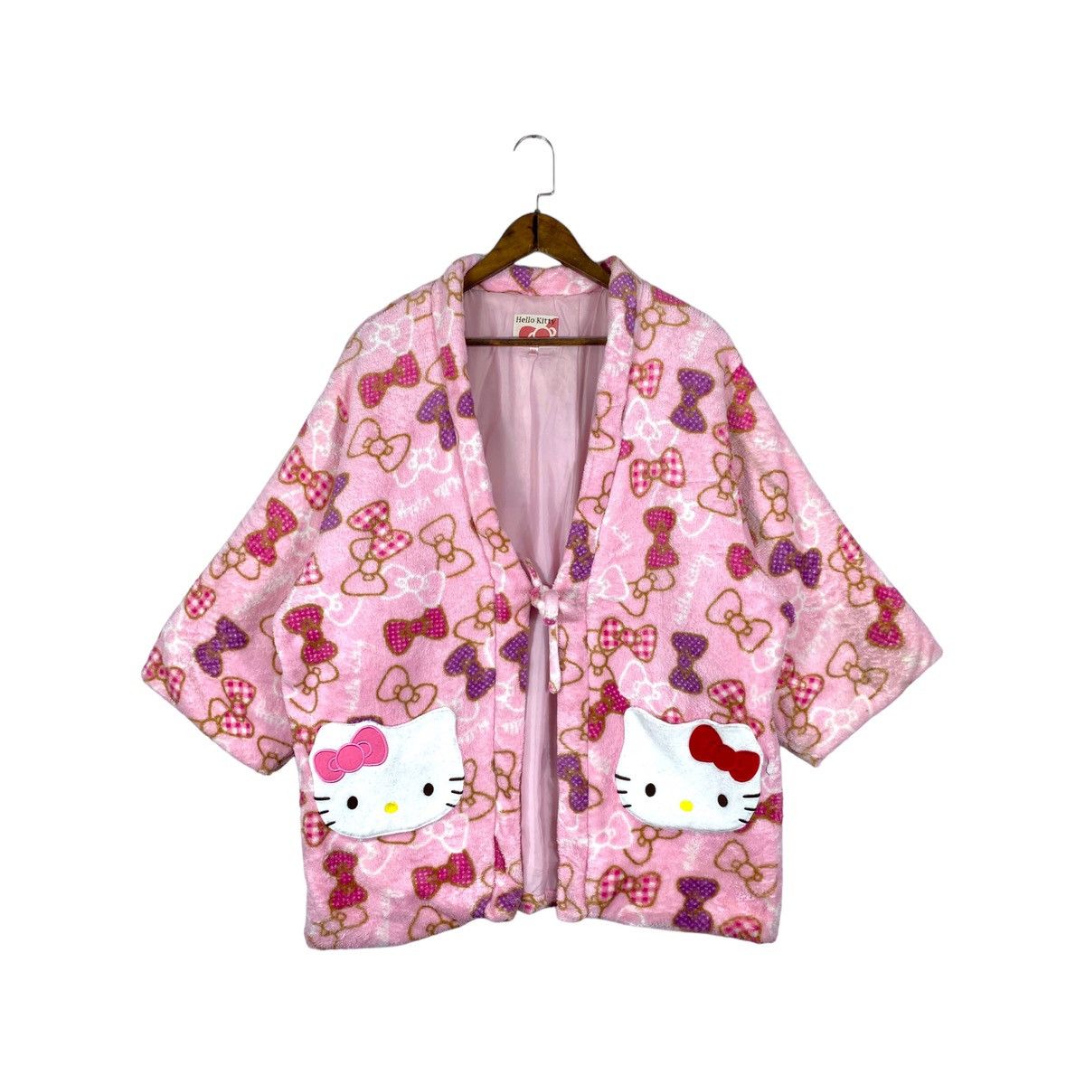 Cartoon Network Hello Kitty Kimono Fluffy Puffer Cardigan Size M / US 6-8 / IT 42-44 - 1 Thumbnail
