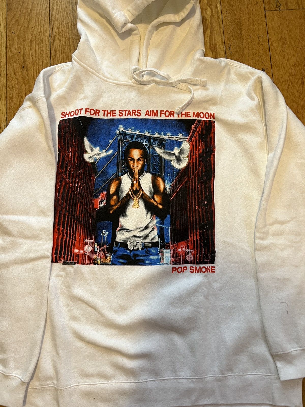 Vlone Vlone pop smoke hoodie Size US XL / EU 56 / 4 - 1 Thumbnail