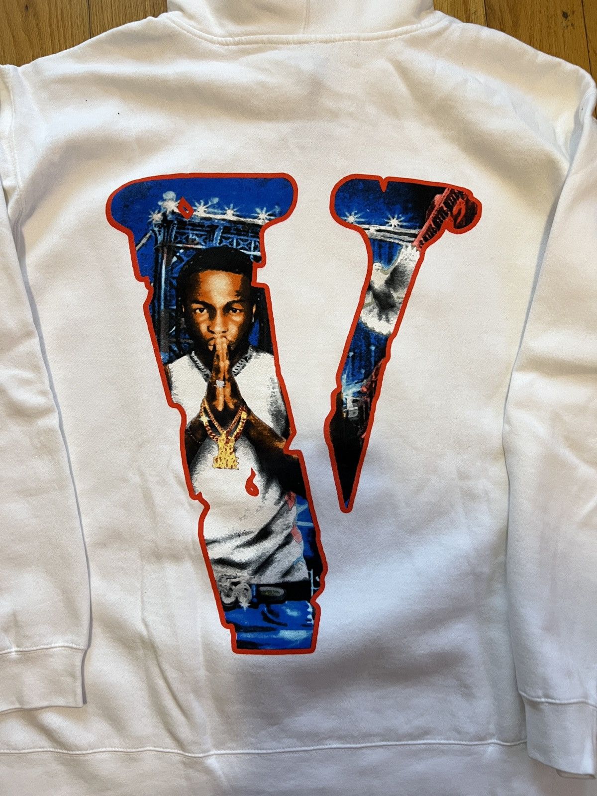 Vlone Vlone pop smoke hoodie Size US XL / EU 56 / 4 - 2 Thumbnail