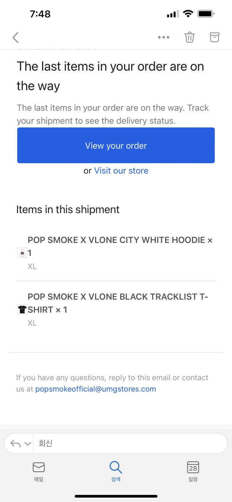 Vlone Vlone pop smoke hoodie Size US XL / EU 56 / 4 - 4 Thumbnail