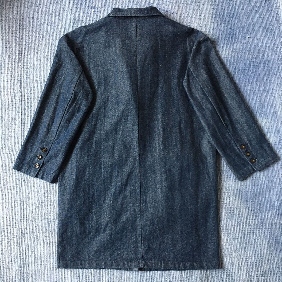 Japanese Brand × Vintage ray cassin long denim jacket Size M / US 6-8 / IT 42-44 - 4 Thumbnail