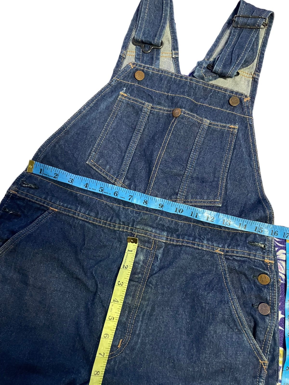 Big John × Vintage Vintage Big John Denim Overall Size US 33 - 17 Thumbnail
