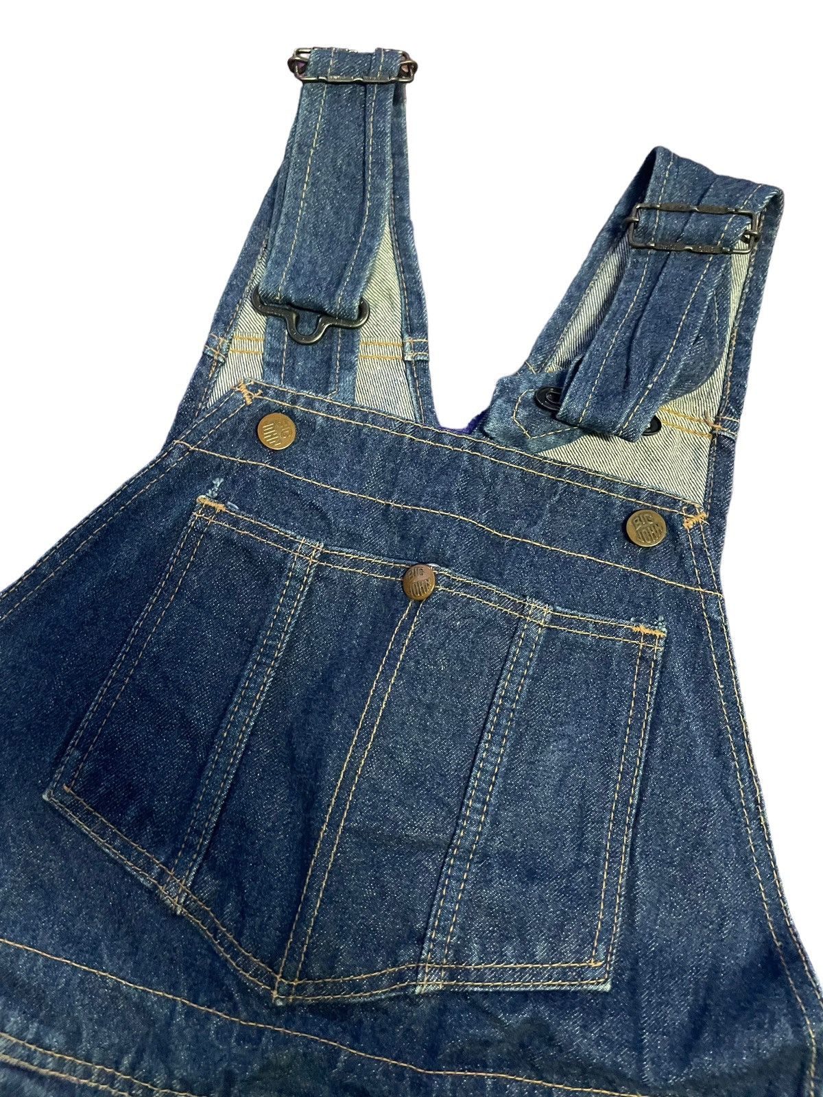 Big John × Vintage Vintage Big John Denim Overall Size US 33 - 2 Thumbnail