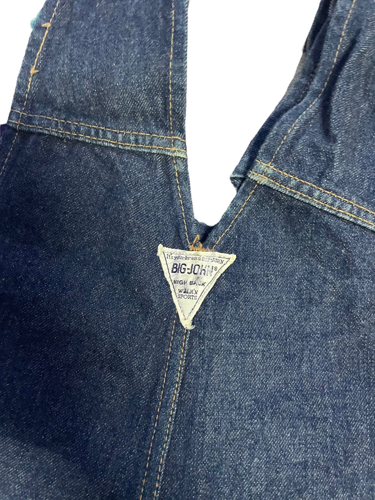 Big John × Vintage Vintage Big John Denim Overall Size US 33 - 6 Thumbnail