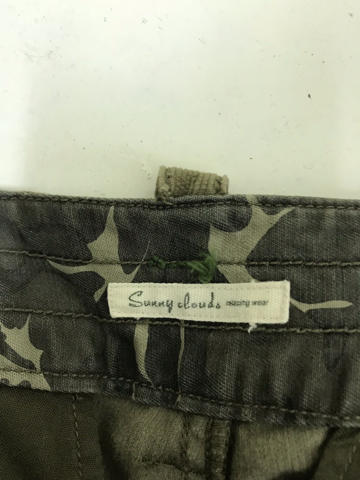 Japanese Brand Wide Baggy Sunny Cloud Cargo Pant Corduroy 3🟦9 Size US 30 / EU 46 - 7 Thumbnail