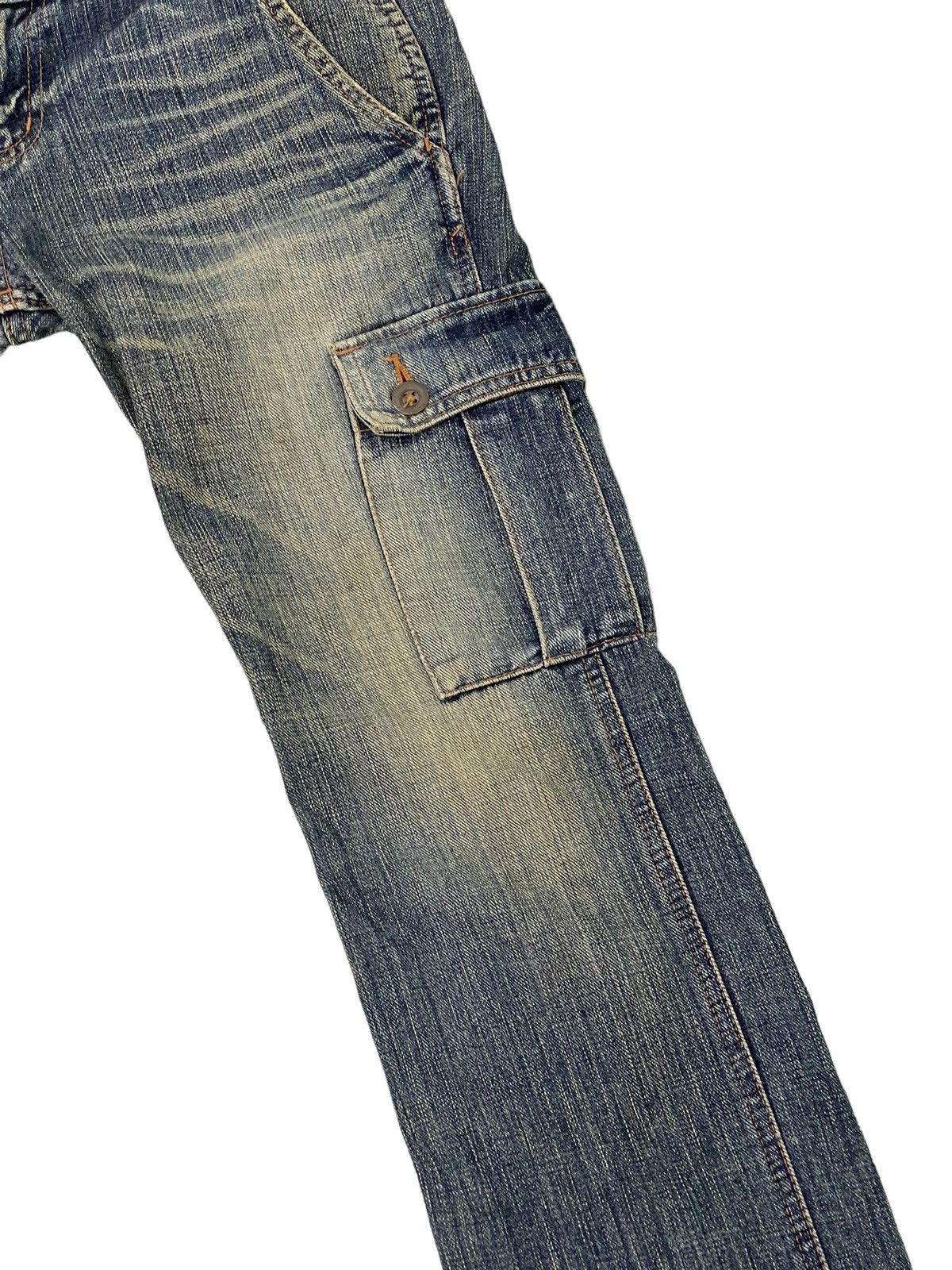 Beams Plus Flare Jeans Cargo Beams Low Rise Slim Boot Cut 1🟦5 Size US 29 - 7 Thumbnail