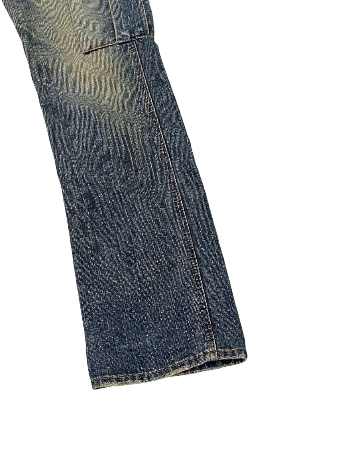 Beams Plus Flare Jeans Cargo Beams Low Rise Slim Boot Cut 1🟦5 Size US 29 - 4 Thumbnail