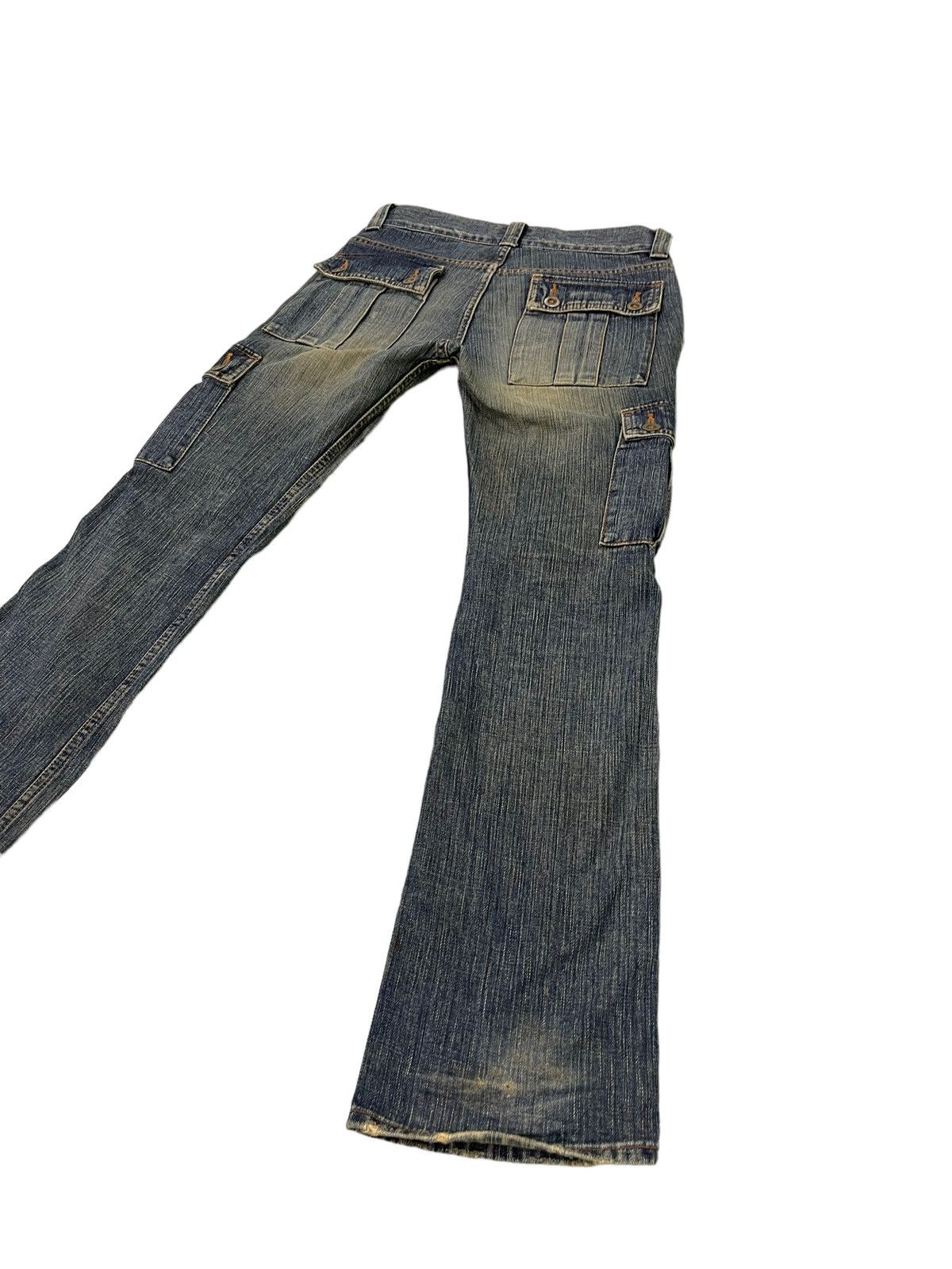 Beams Plus Flare Jeans Cargo Beams Low Rise Slim Boot Cut 1🟦5 Size US 29 - 13 Thumbnail