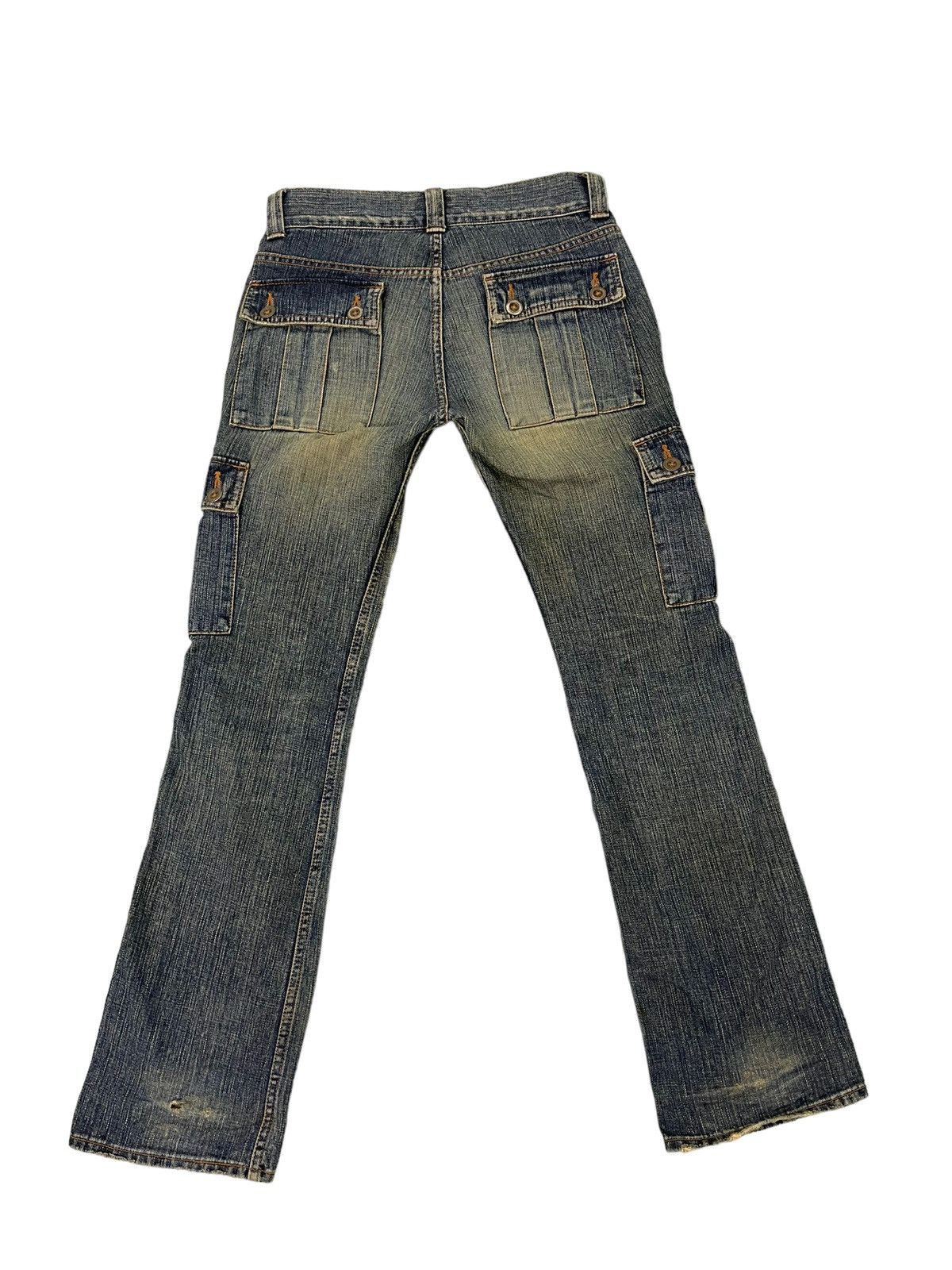 Beams Plus Flare Jeans Cargo Beams Low Rise Slim Boot Cut 1🟦5 Size US 29 - 11 Thumbnail