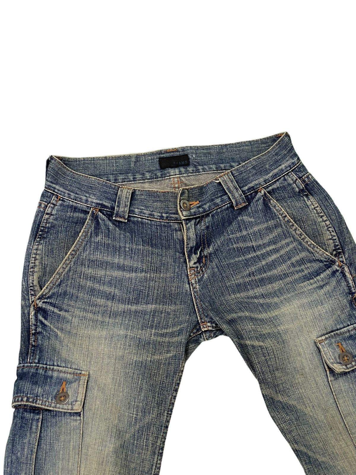 Beams Plus Flare Jeans Cargo Beams Low Rise Slim Boot Cut 1🟦5 Size US 29 - 8 Thumbnail