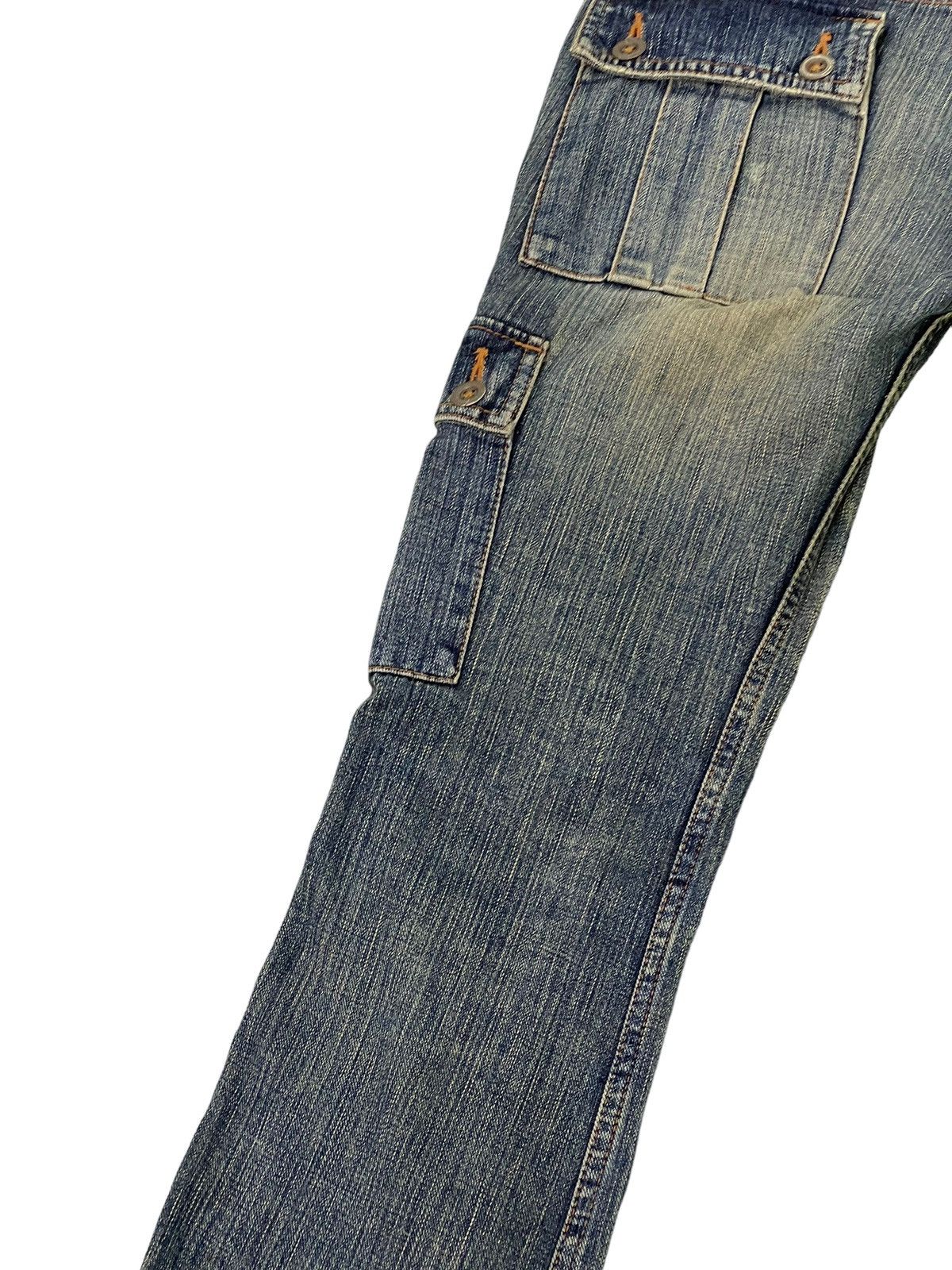 Beams Plus Flare Jeans Cargo Beams Low Rise Slim Boot Cut 1🟦5 Size US 29 - 16 Thumbnail