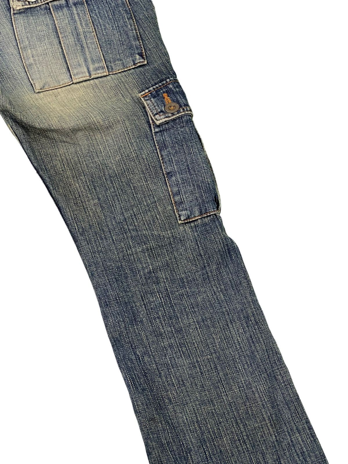 Beams Plus Flare Jeans Cargo Beams Low Rise Slim Boot Cut 1🟦5 Size US 29 - 17 Thumbnail