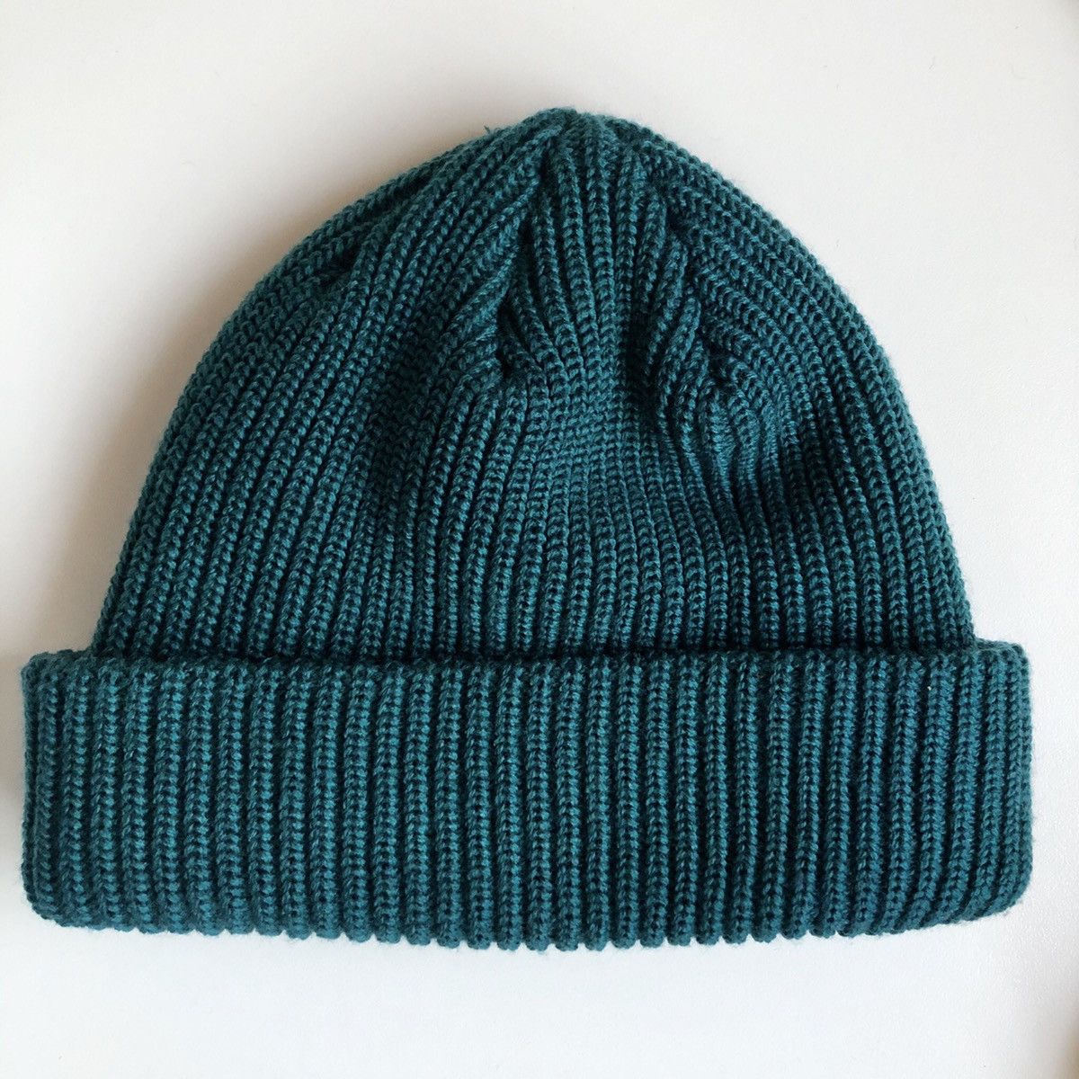 Other New Le Cartel Leather Patch Beanie TEAL Size ONE SIZE - 2 Thumbnail