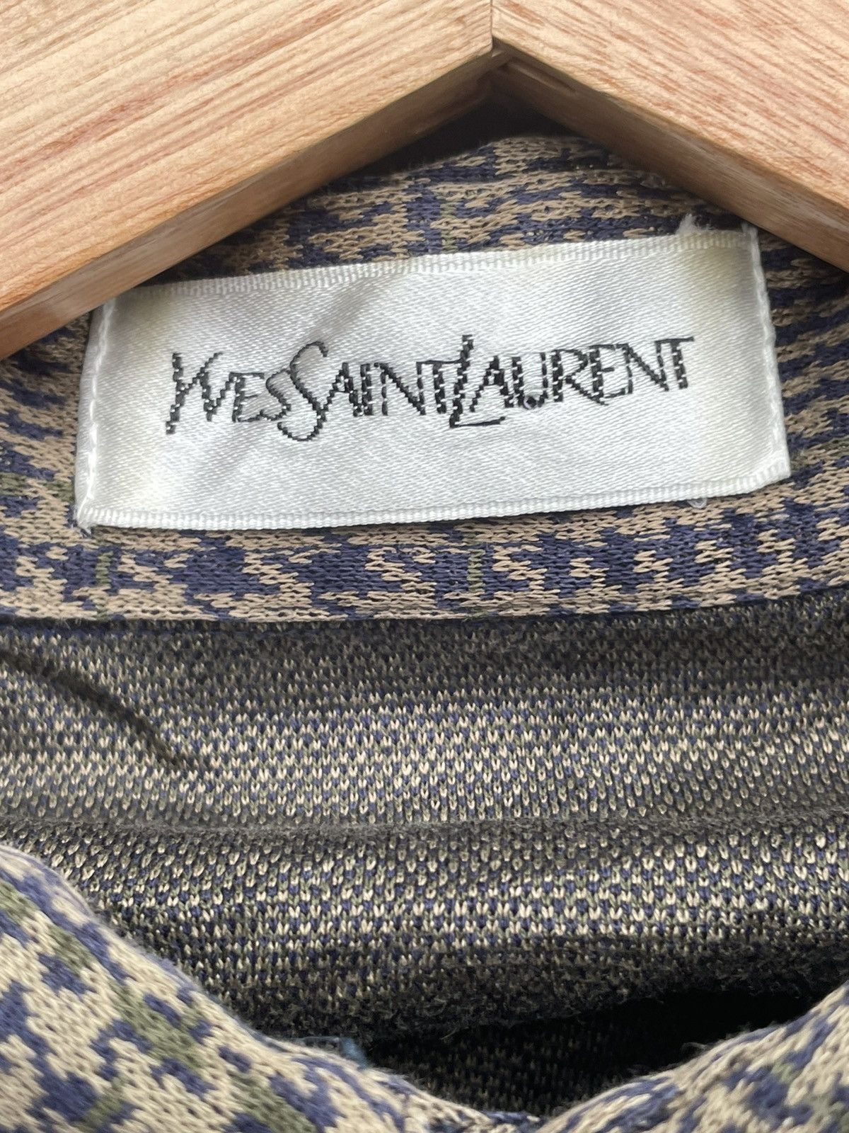Yves Saint Laurent Vintage YvesSaintLaurent Polo Long Sleave Size US L / EU 52-54 / 3 - 8 Thumbnail