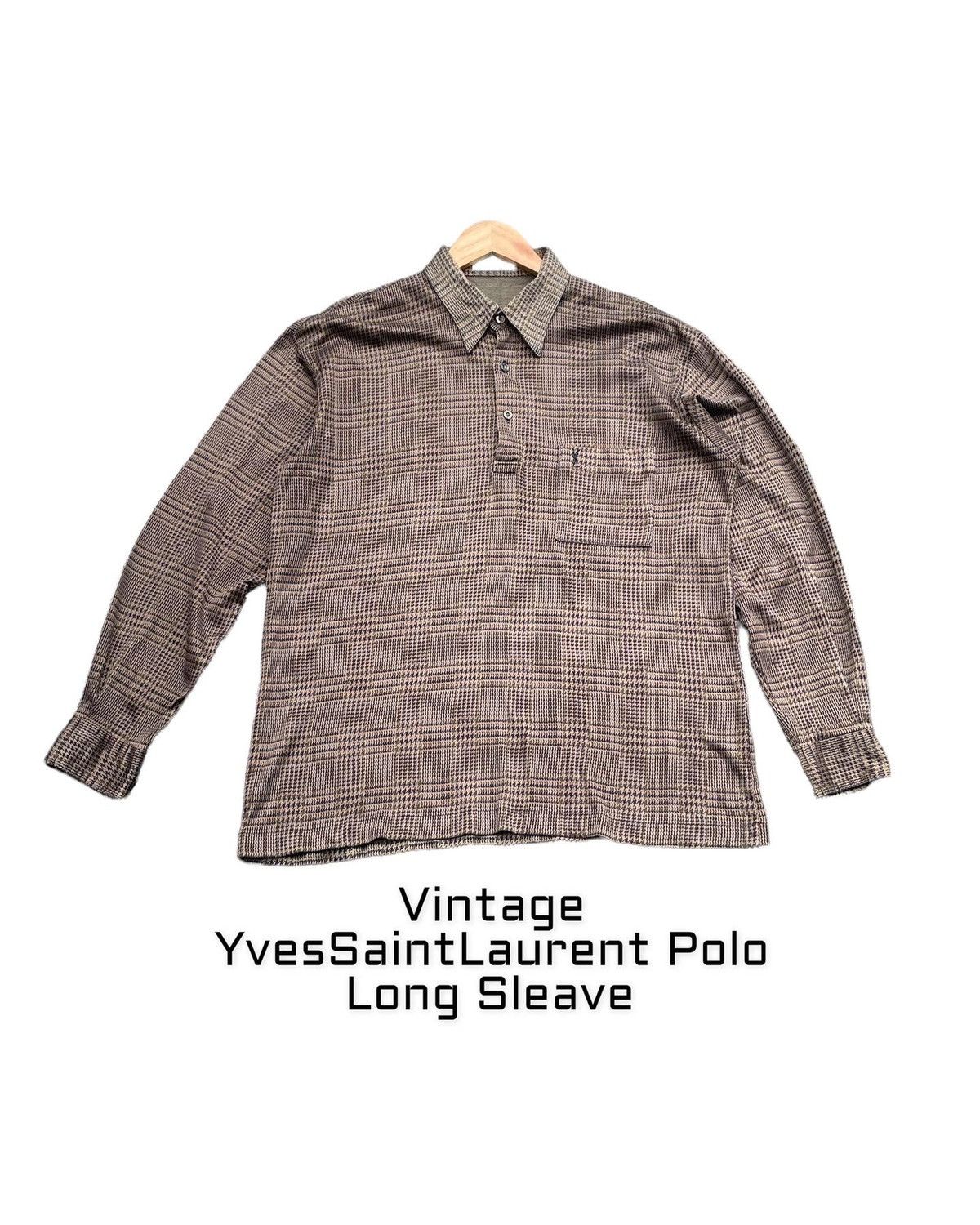 Yves Saint Laurent Vintage YvesSaintLaurent Polo Long Sleave Size US L / EU 52-54 / 3 - 1 Thumbnail