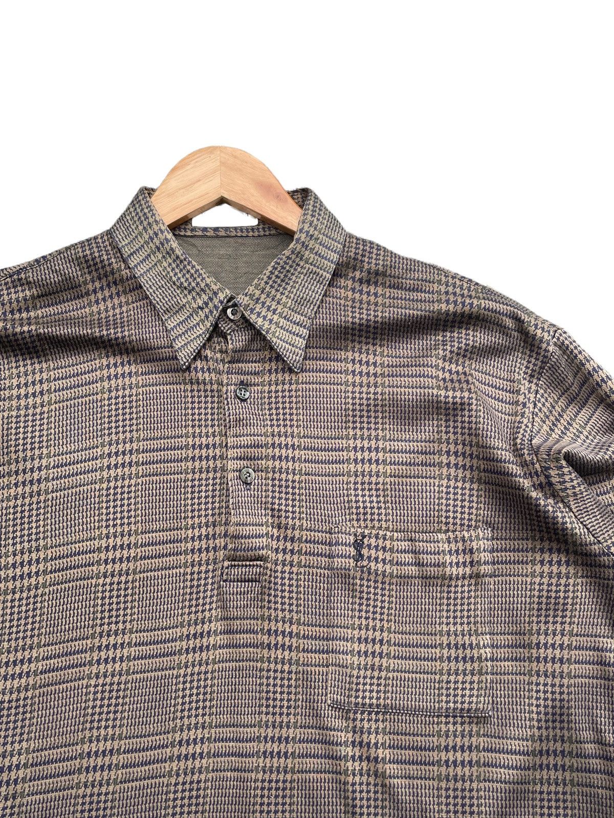 Yves Saint Laurent Vintage YvesSaintLaurent Polo Long Sleave Size US L / EU 52-54 / 3 - 6 Thumbnail